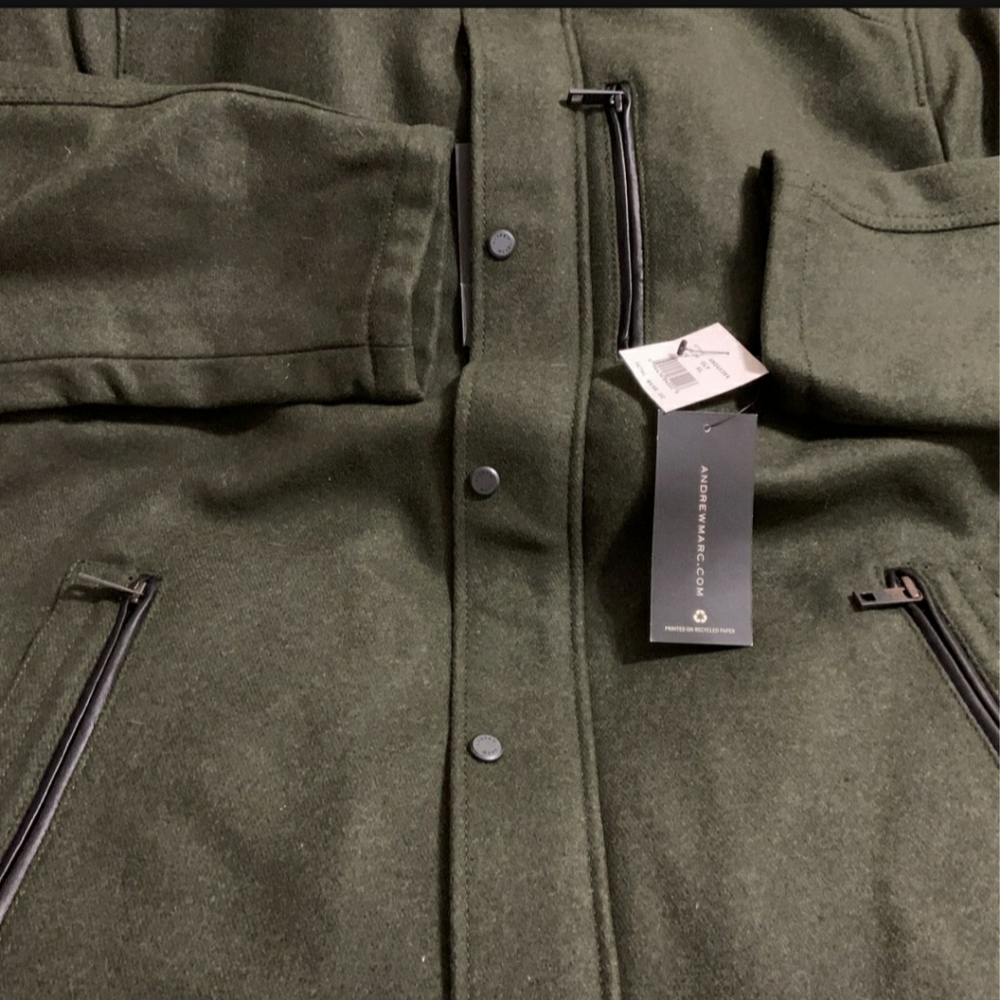 Andrew Marc Men Wool Coat